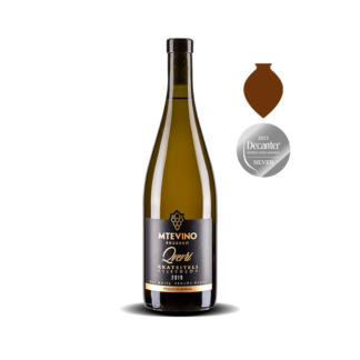 MTEVINO gruzínské bílé víno RKATSITELI Qvevri 2019, 0.75l